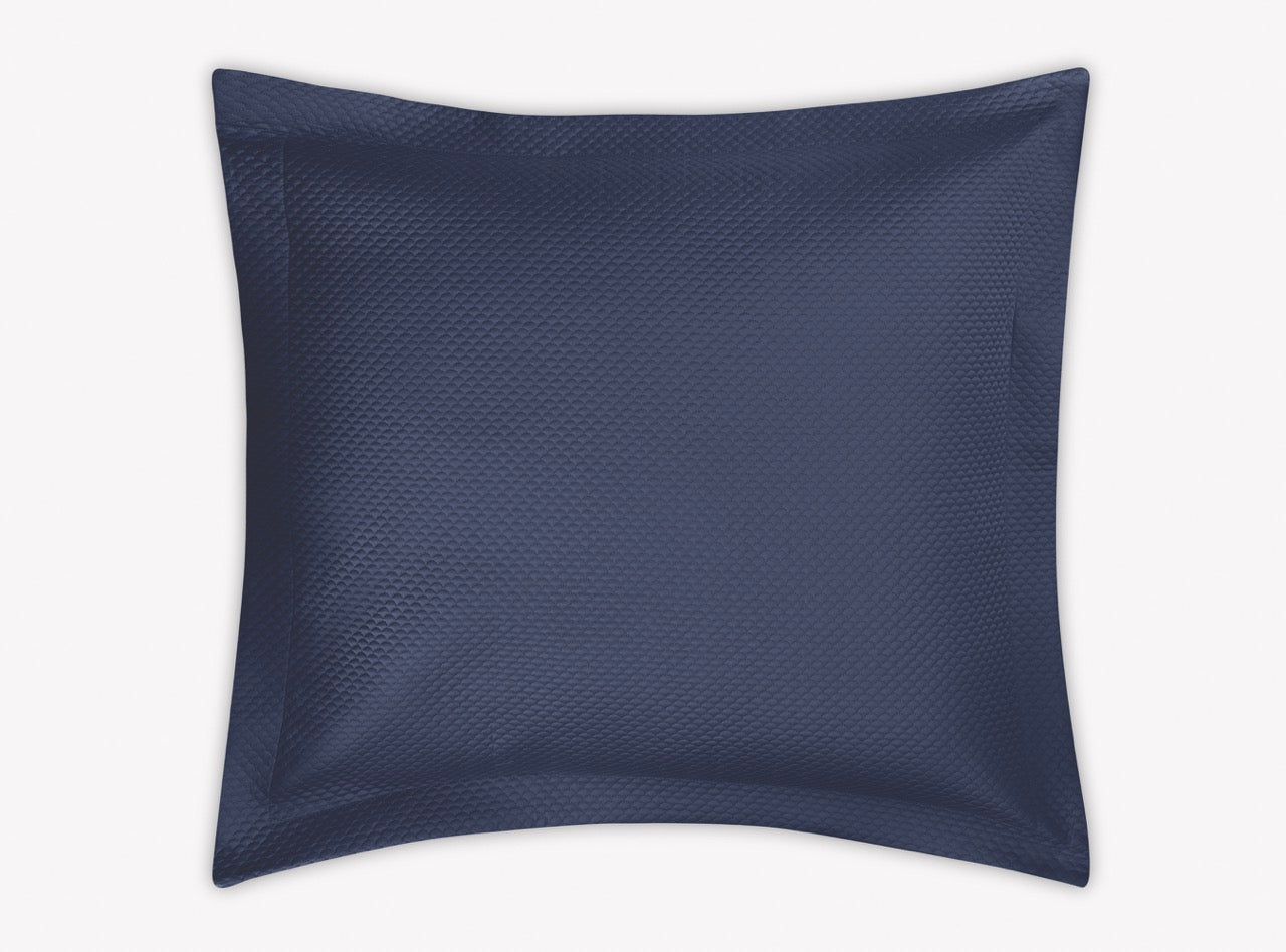 Image of Matouk Alba Euro Sham in color Navy