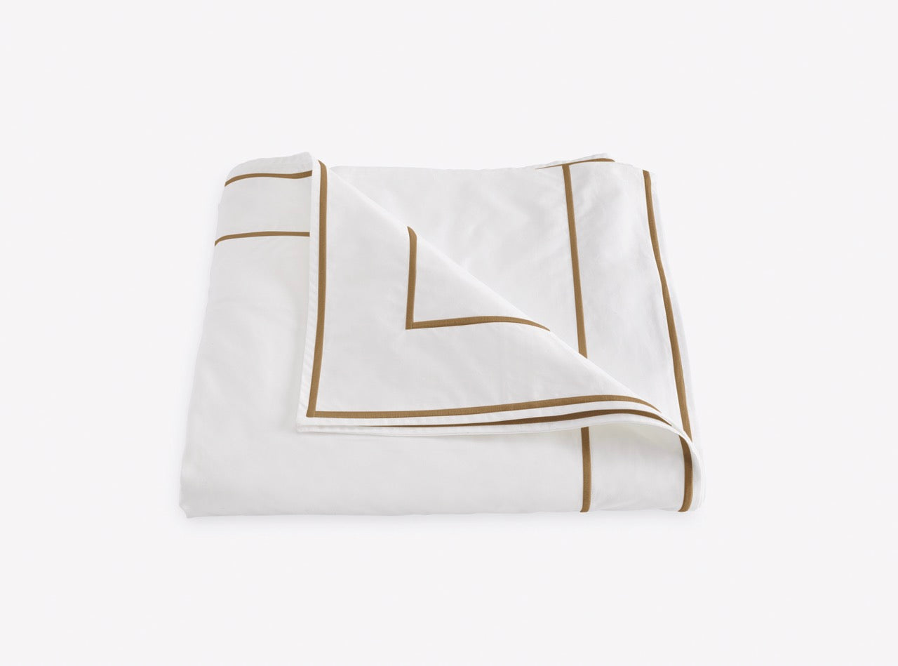 Image of Matouk Ansonia duvet in color bronze.