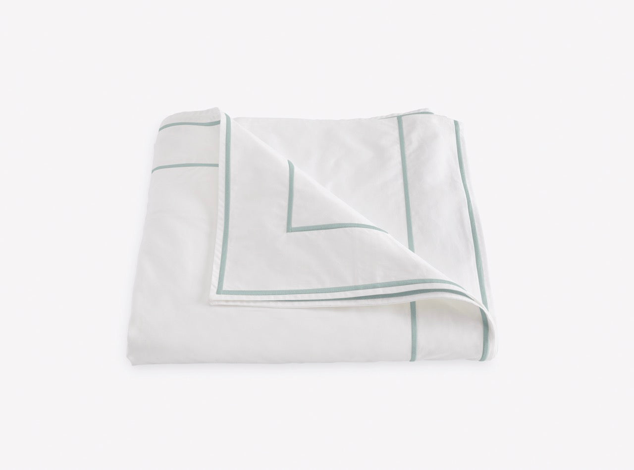 Image of Matouk Ansonia duvet in color jade.