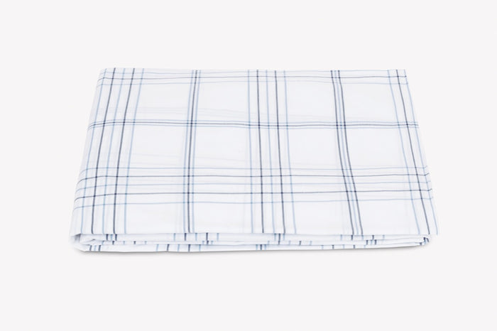 Photo of the August Plaid Schumacher Collection | Fitted Sheet ensemble.