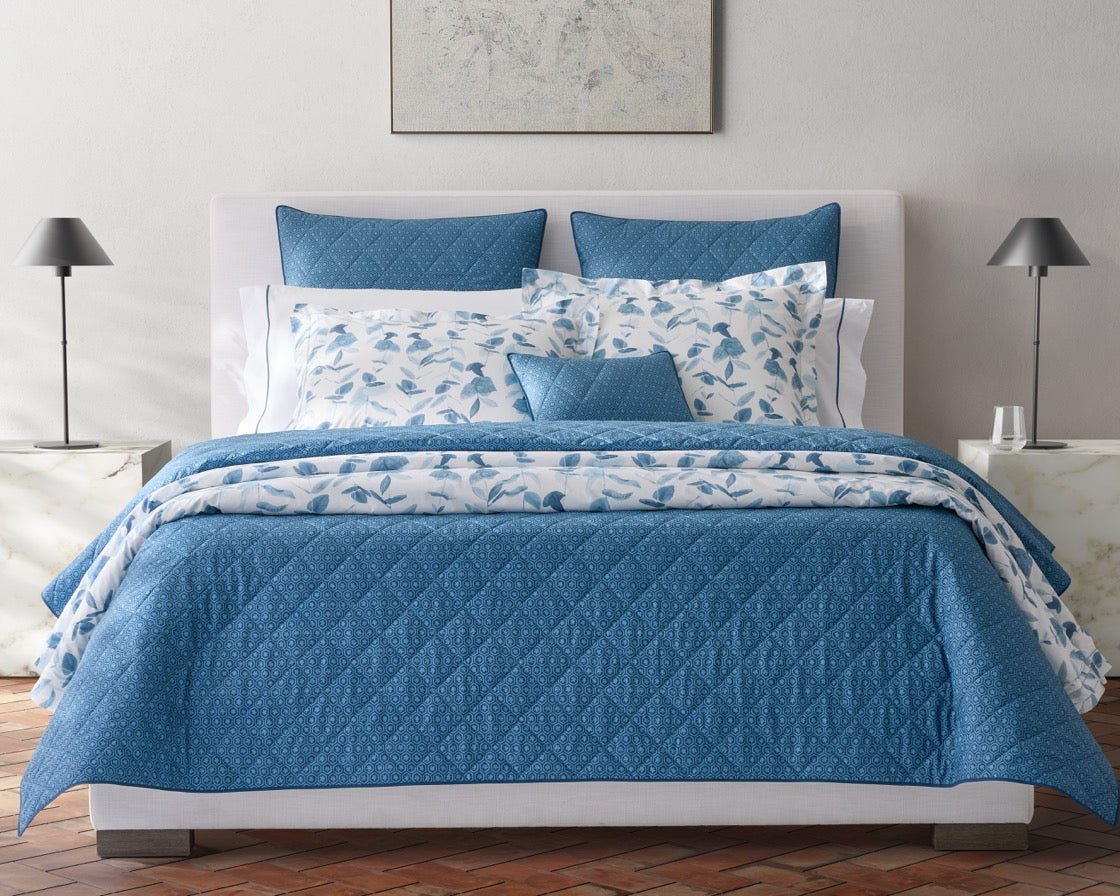 Image of Matouk Levi quilted.