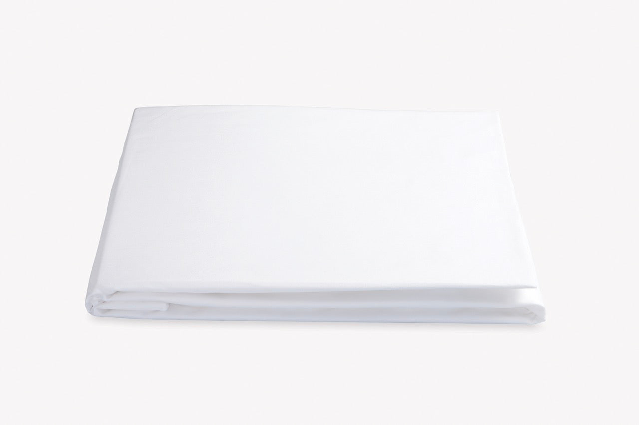 Image of Matouk Ceylon fitted sheet in white.