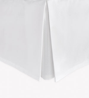 Photo of the Diamond Pique | Bed Skirt ensemble.