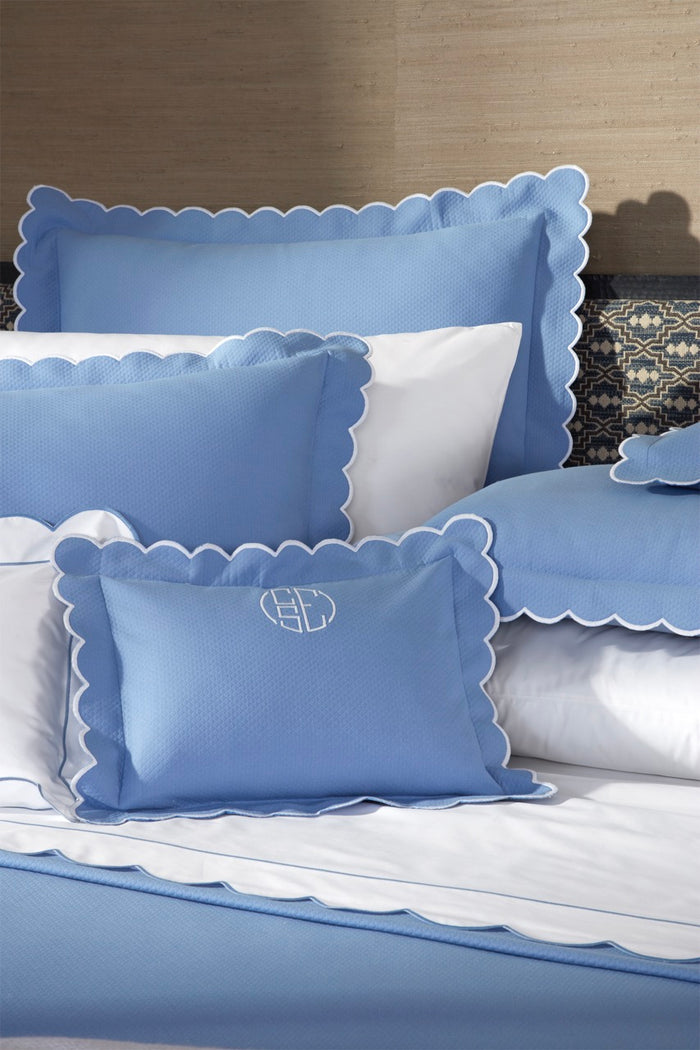 Photo of the Diamond Pique | Pillow Sham ensemble.
