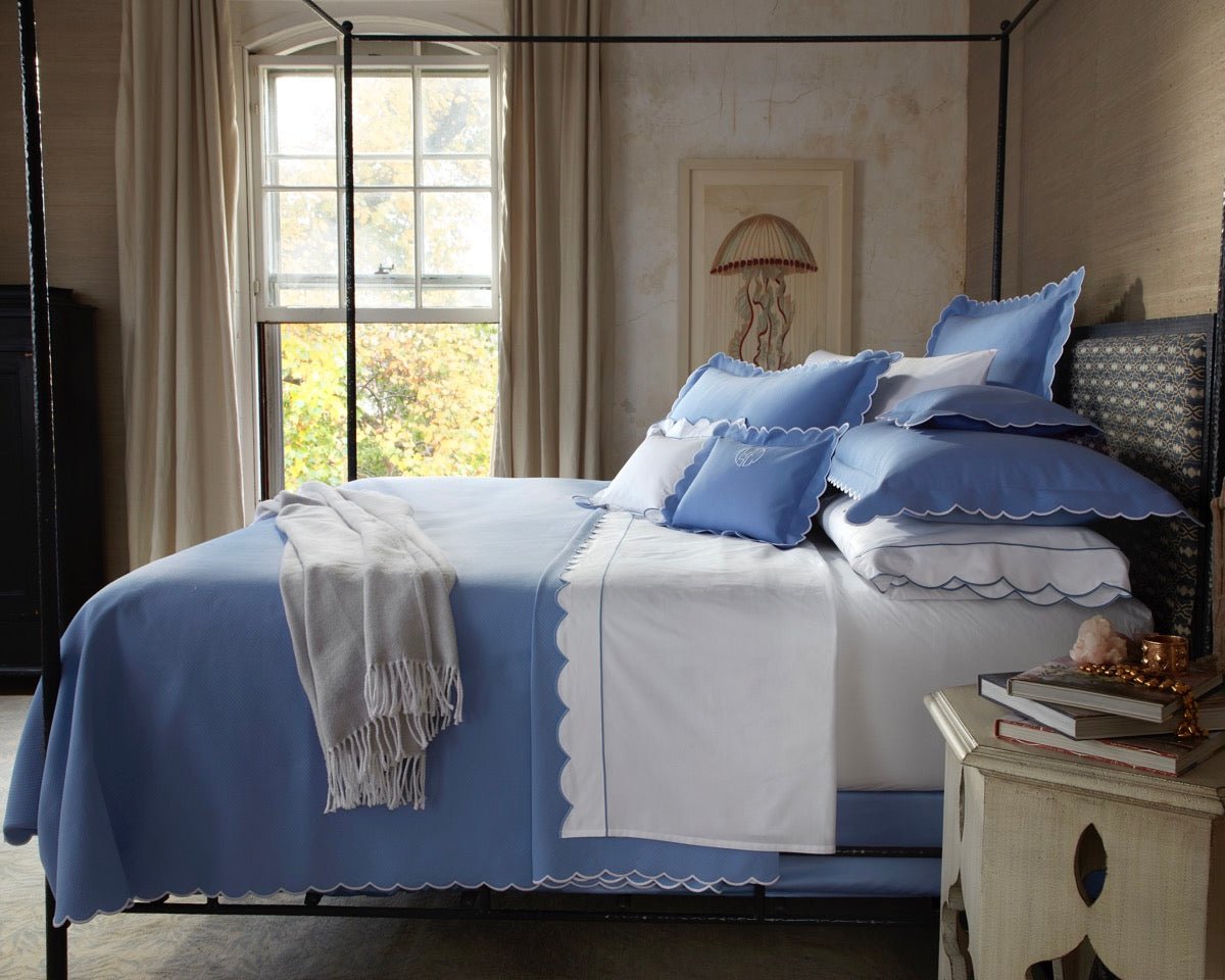 Matouk Diamond Pique Box Spring Cover - Thumbnail 2