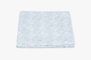 Photo of the Duma Diamond Bedding Schumacher Collection | Fitted Sheet ensemble.