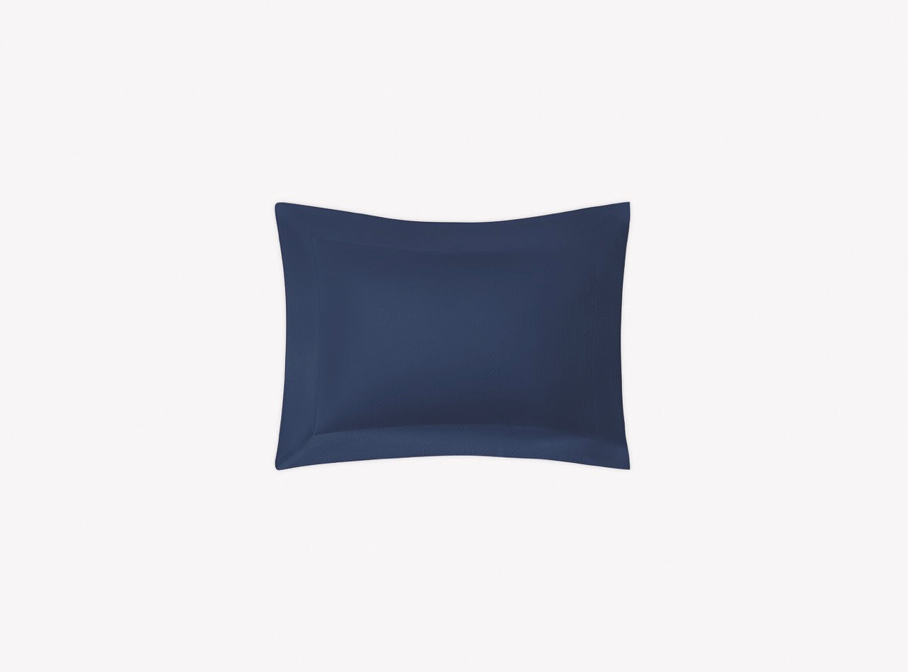 Image of Matouk Elliot boudoir sham in color navy.