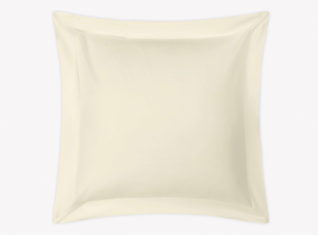 Image of Matouk Elliot euro sham in color ivory.