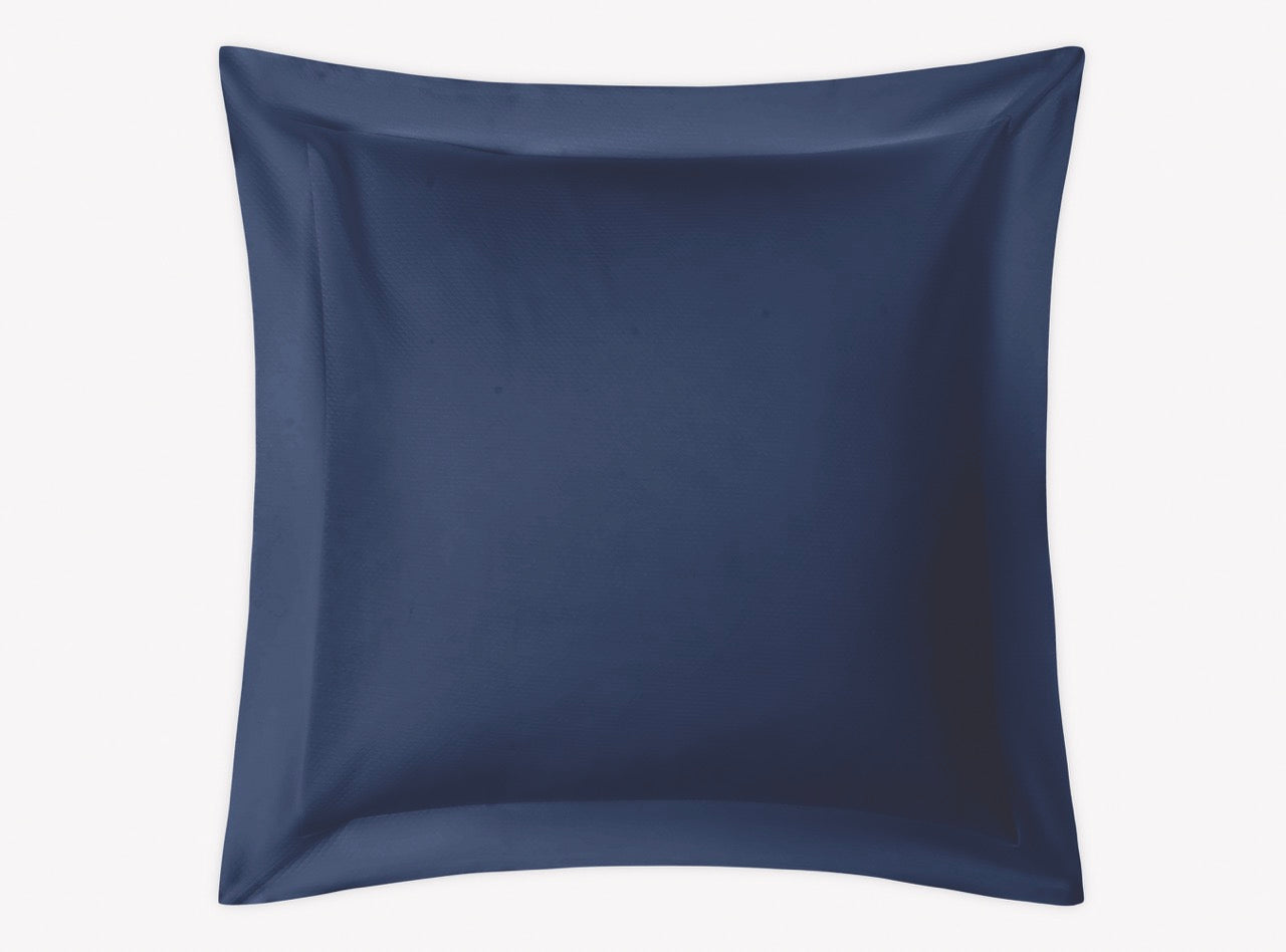 Image of Matouk Elliot euro sham in color navy.