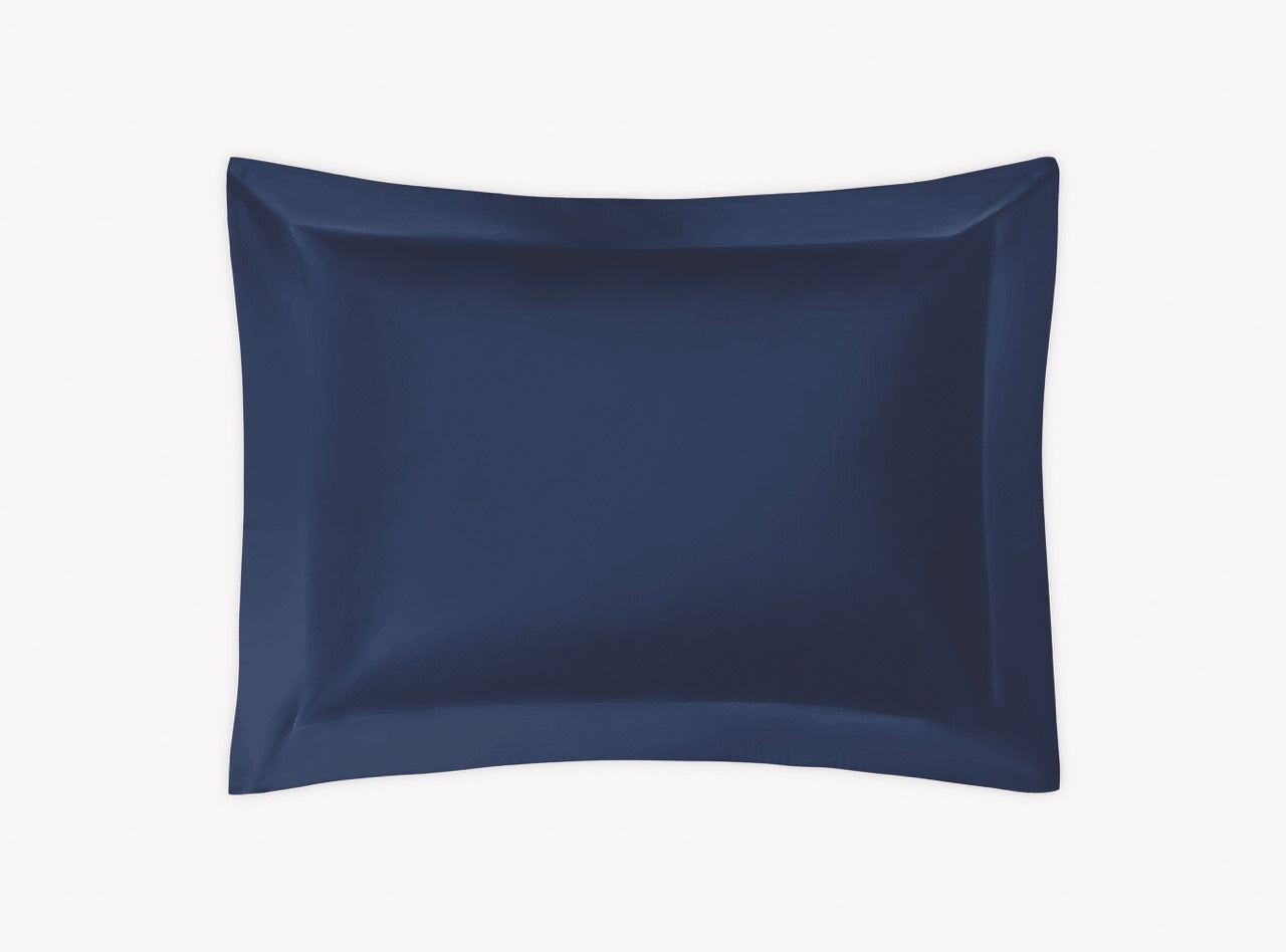 Image of Matouk Elliot sham in color navy.