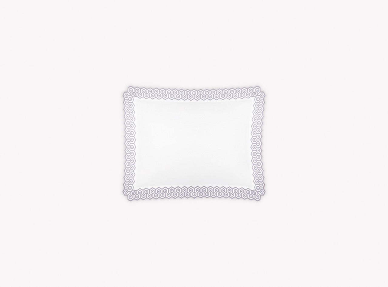 Image of Matouk Felix boudoir sham in color lilac.