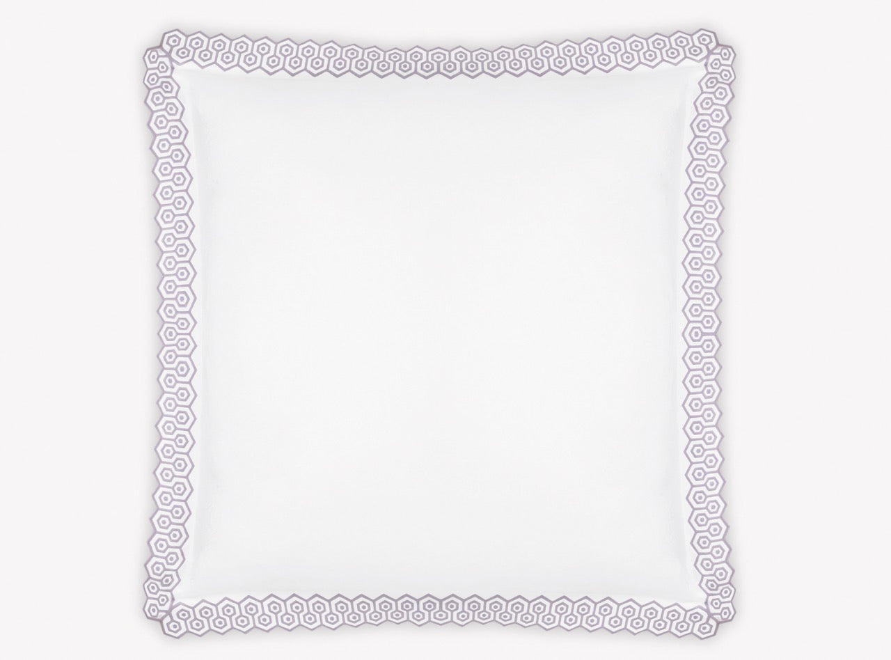 Image of Matouk Felix euro sham in color lilac.