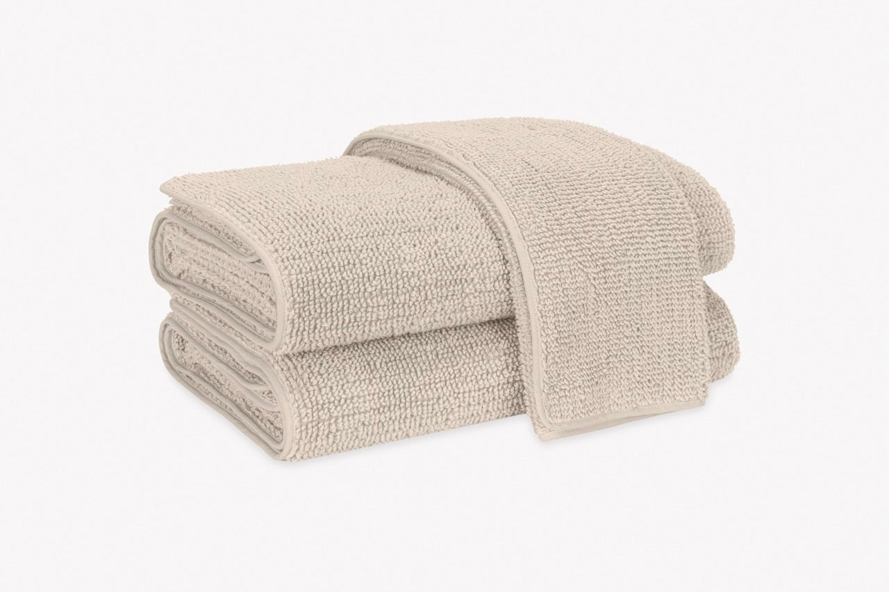 Image of Matouk Francisco towels in color dune.