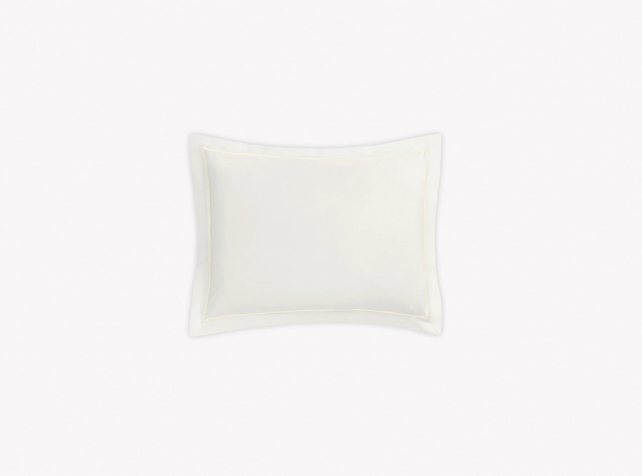 Image of Matouk Gatsby Boudoir sham in color ivory ivory.