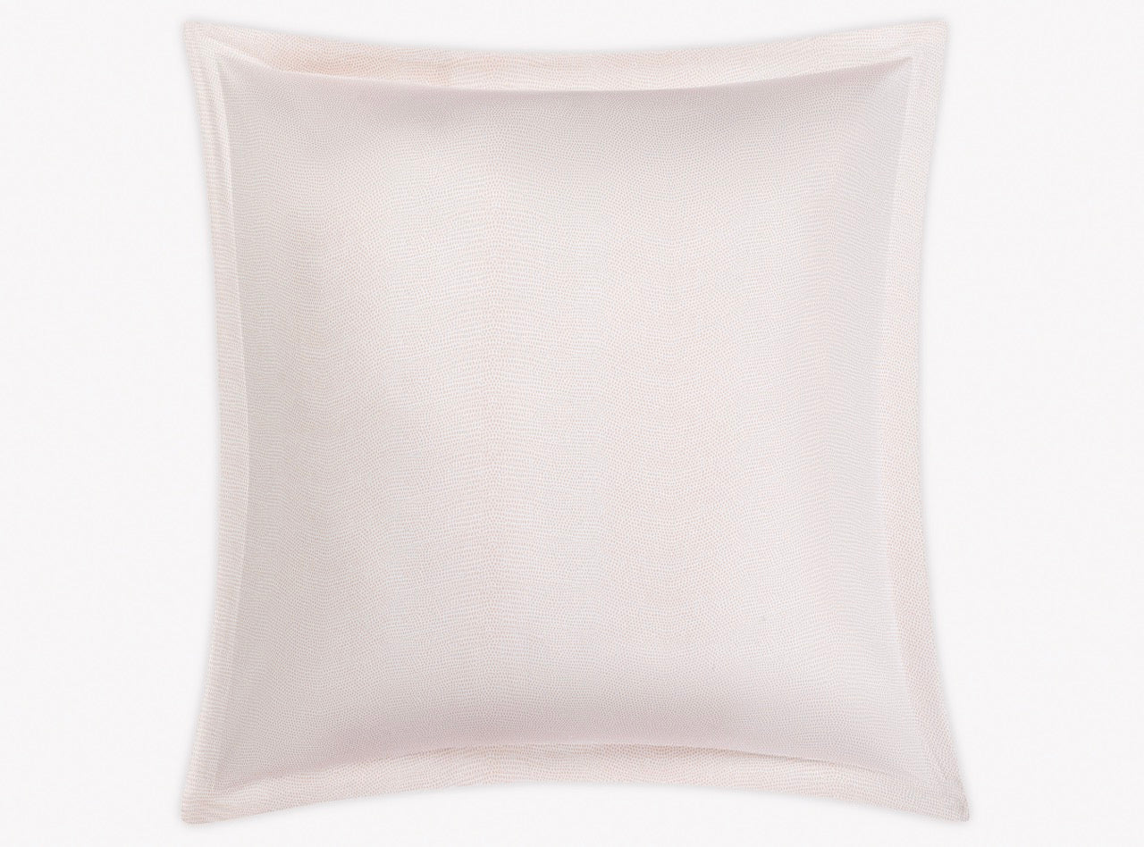 Image of Matouk Jasper euro sham in color pink.