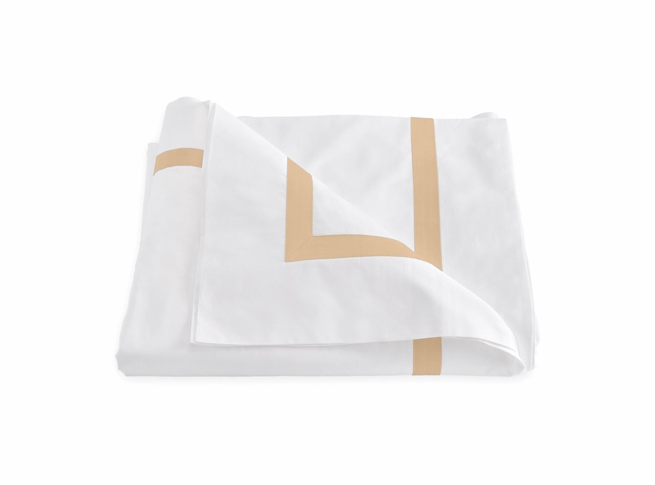 Image of Matouk Lowell duvet in color ambrosia.