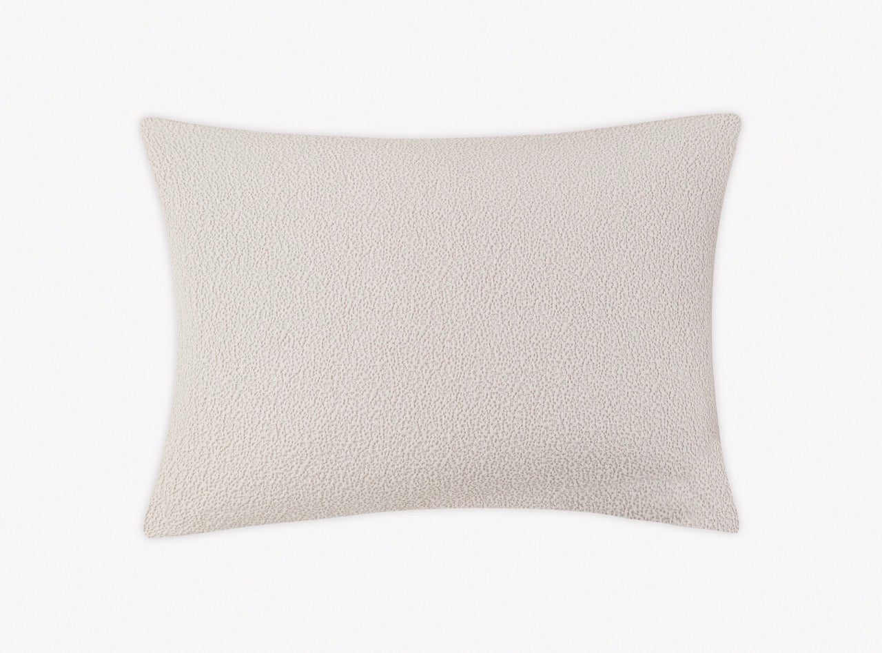 Image of Matouk Malibu sham in color pebble.