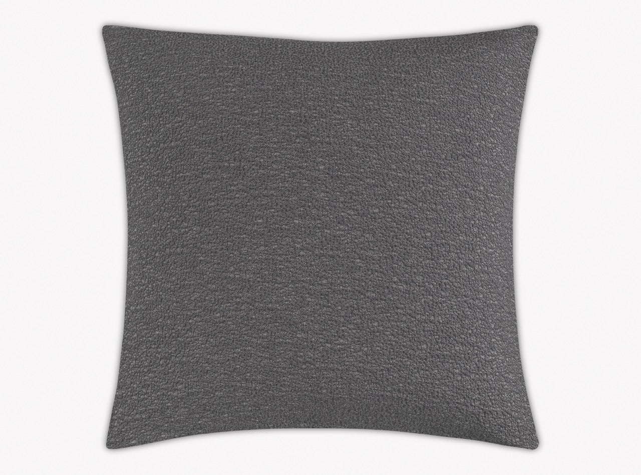 Image of Matouk Malibu euro sham in color charcoal.