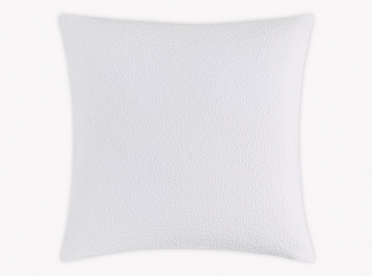 Image of Matouk Malibu euro sham in color white.