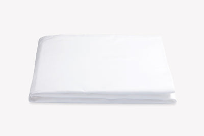 Matouk Lowell Milano Fitted Sheet in color white