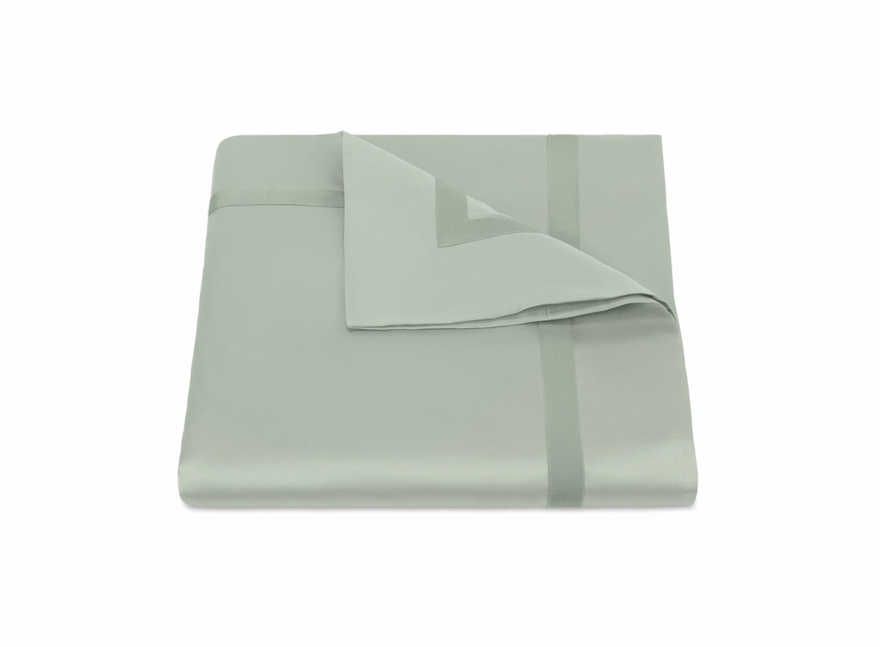 Image of Matouk Nocturne duvet in color celadon.