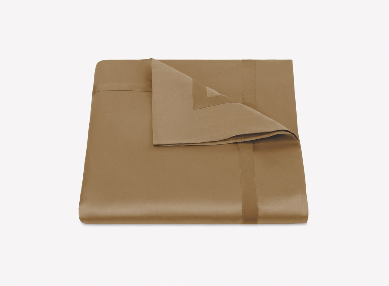 Image of Matouk Nocturne duvet in color bronze.