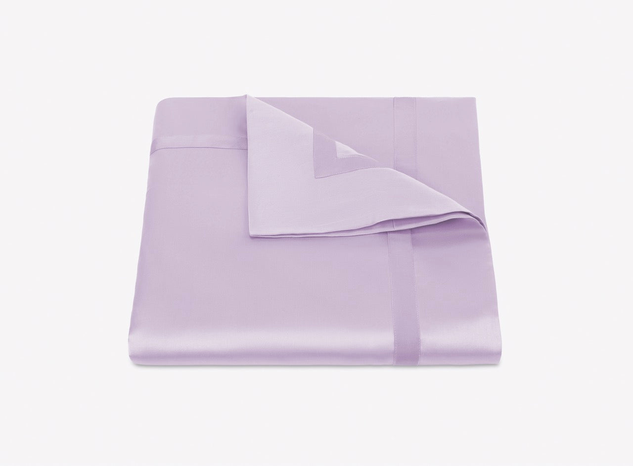 Image of Matouk Nocturne duvet in color violet.