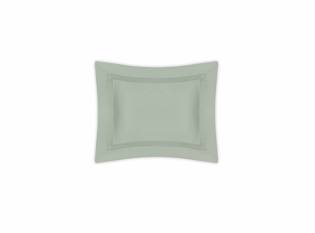 Image of Matouk Nocturne boudoir sham in color celadon.