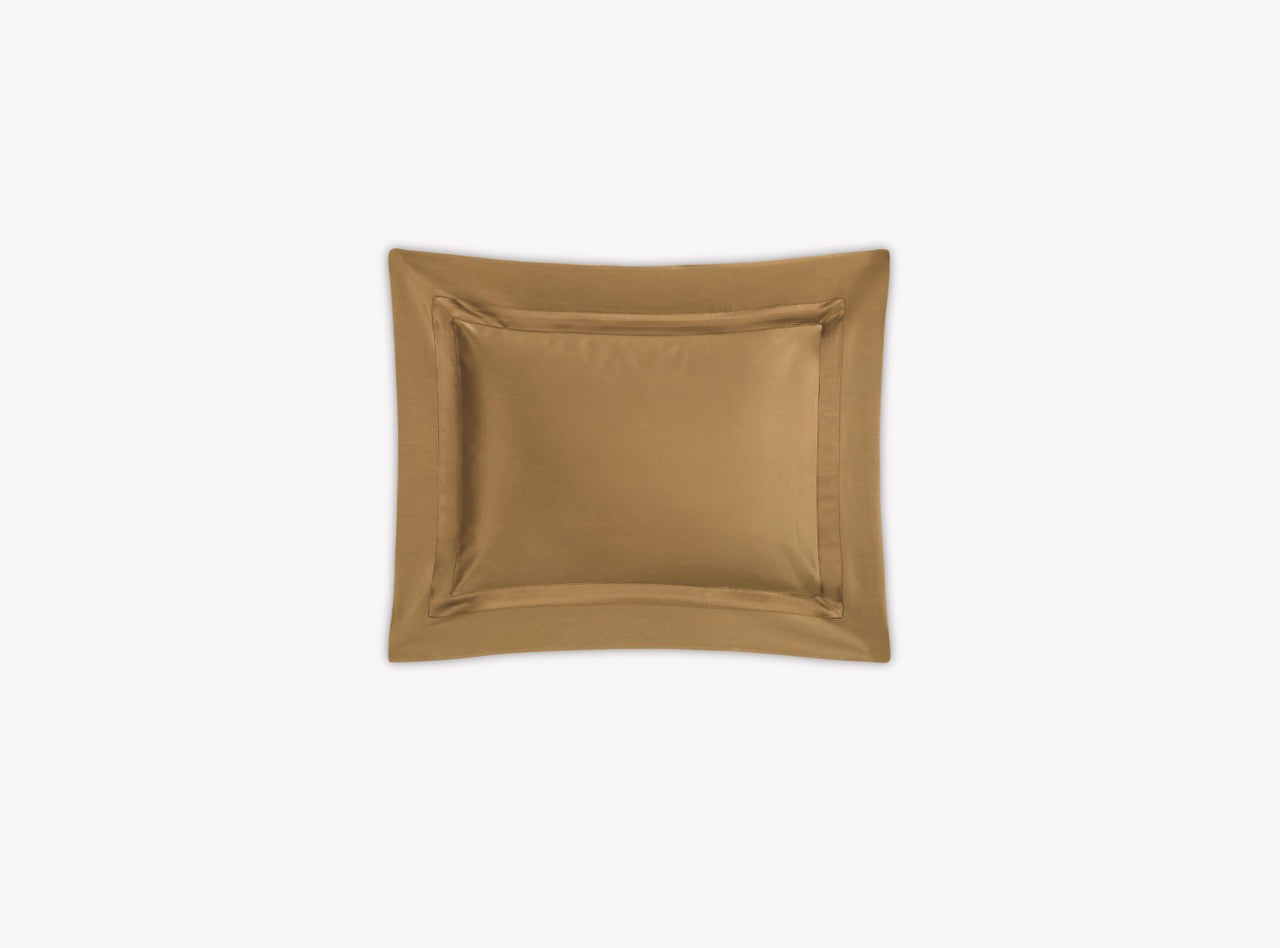 Image of Matouk Nocturne boudoir sham in color bronze.