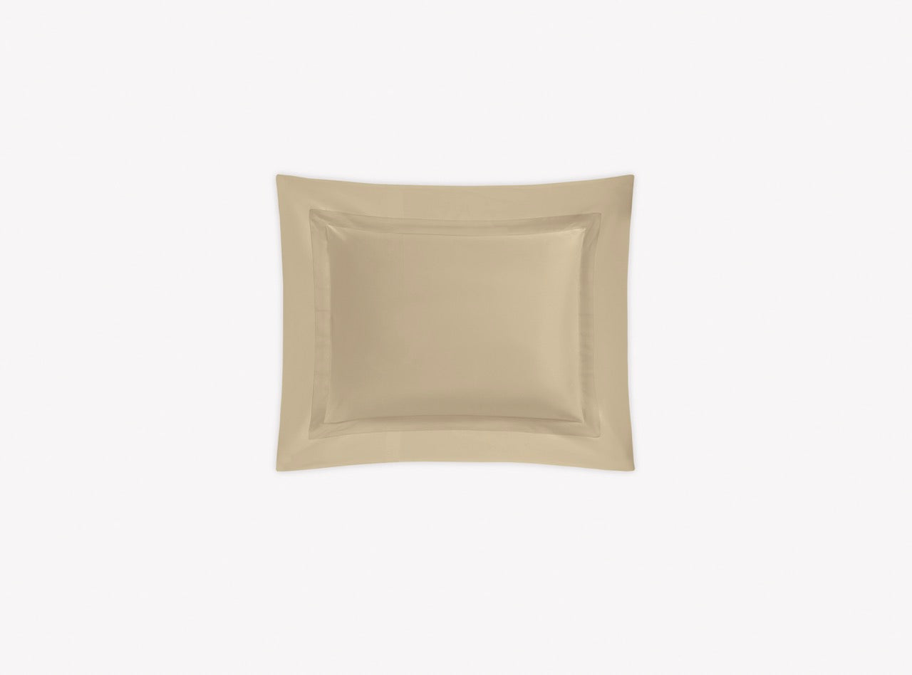 Image of Matouk Nocturne boudoir sham in color champagne.