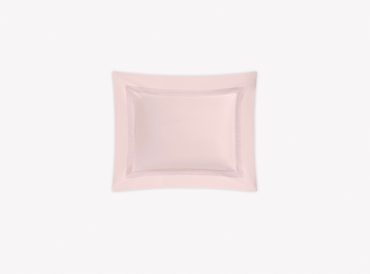 Image of Matouk Nocturne boudoir sham in color pink.