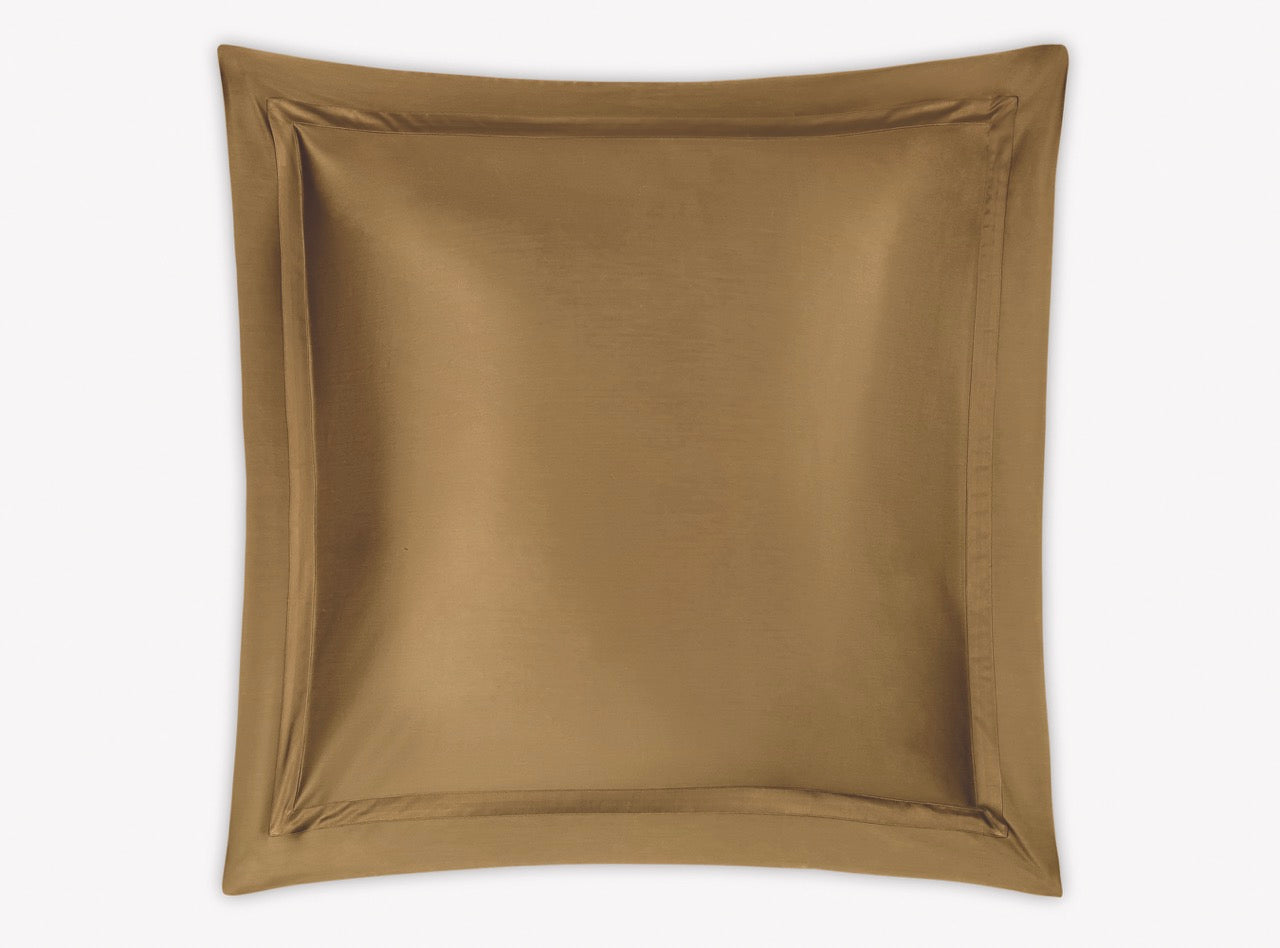 Image of Matouk Nocturne euro sham in color bronze.