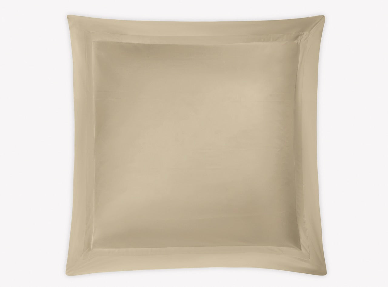 Image of Matouk Nocturne euro sham in color champagne.