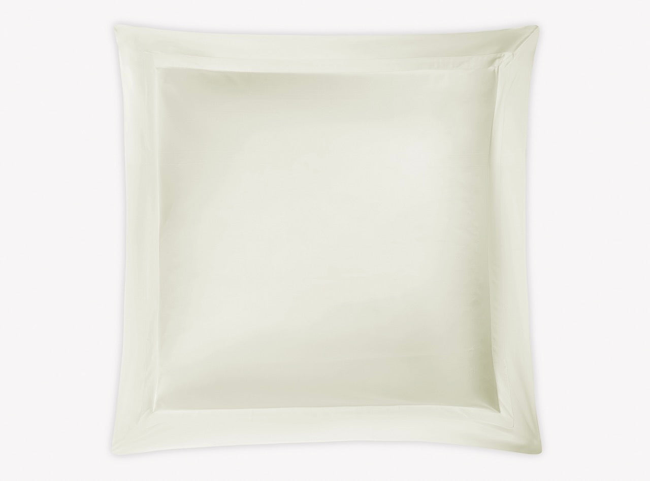 Image of Matouk Nocturne euro sham in color ivory.