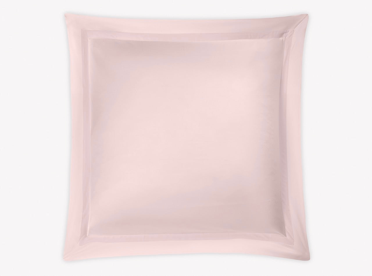 Image of Matouk Nocturne euro sham in color pink.