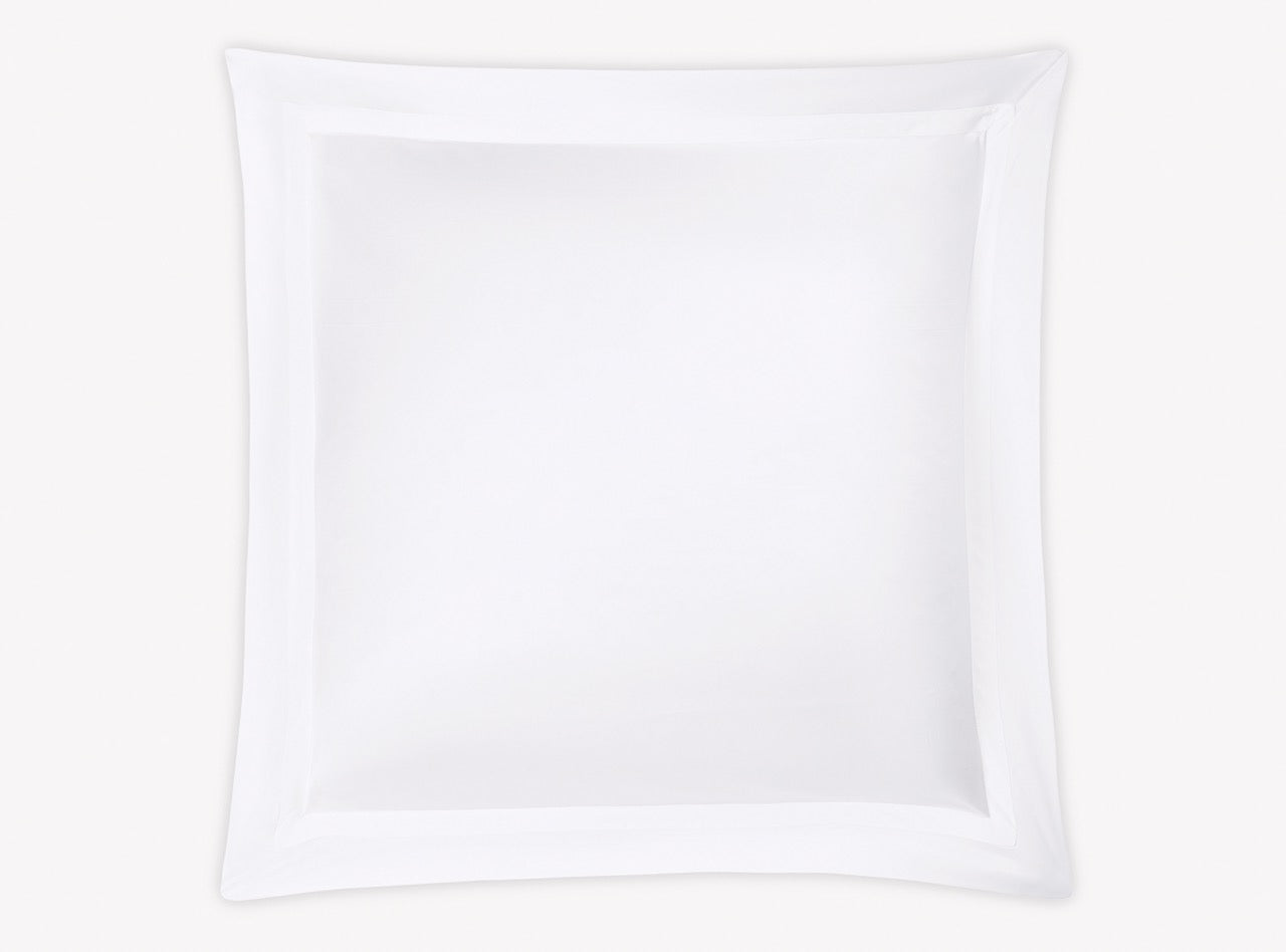 Image of Matouk Nocturne euro sham in color white.