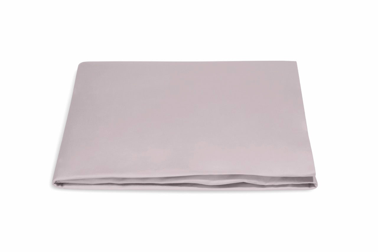 Image of Matouk Nocturne fitted sheet in color deep lilac.