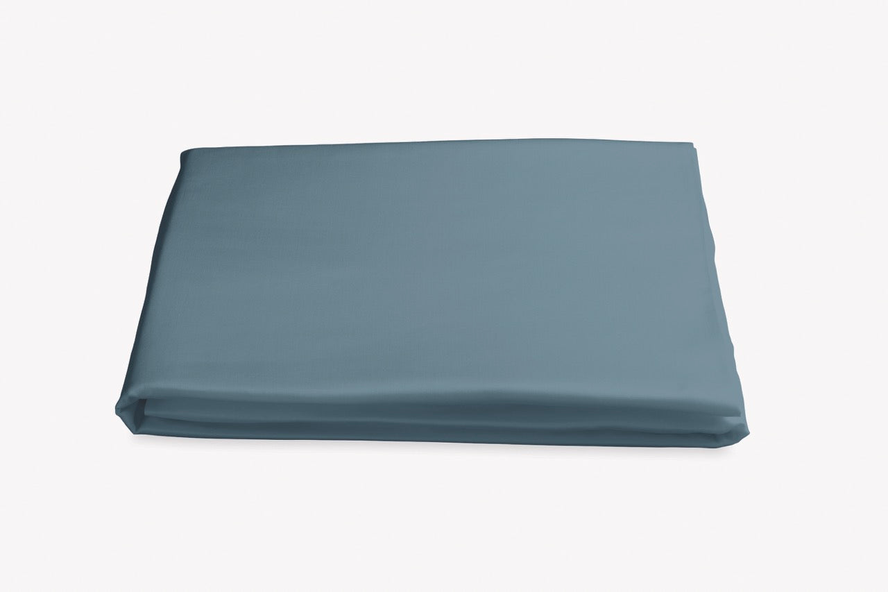 Image of Matouk Nocturne fitted sheet in color deep jade.