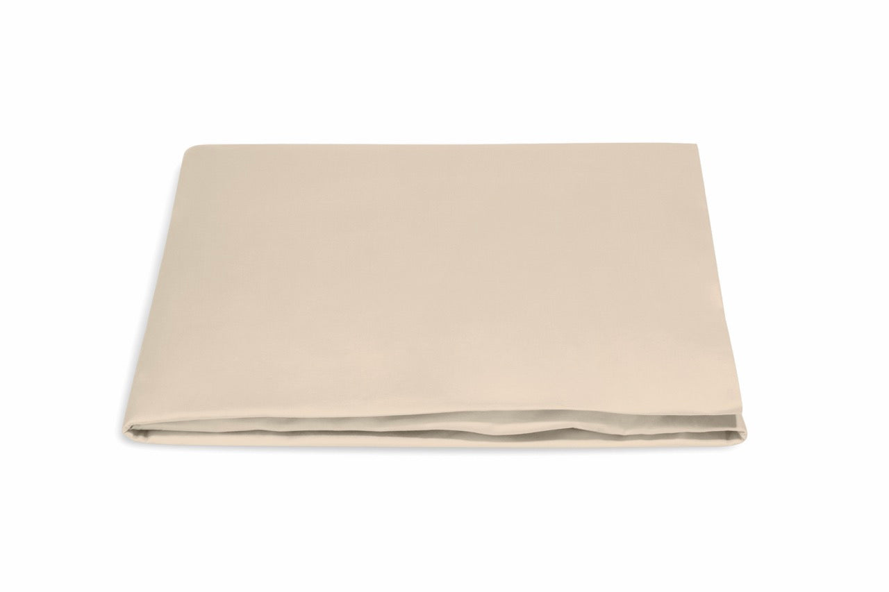 Image of Matouk Nocturne fitted sheet in color dune.