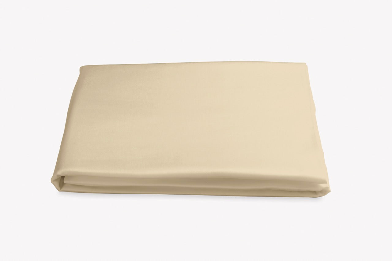 Image of Matouk Nocturne fitted sheet in color honey.