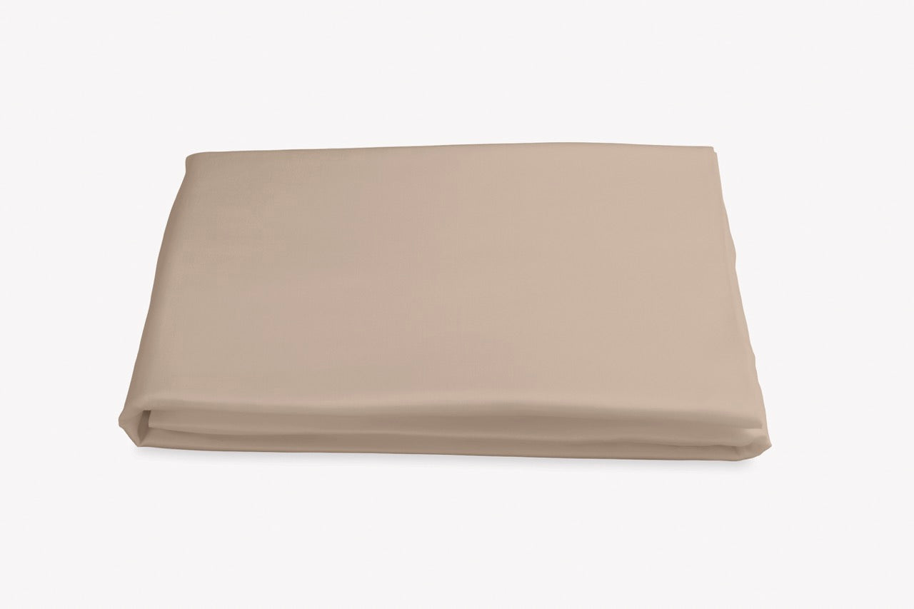 Image of Matouk Nocturne fitted sheet in color khaki.