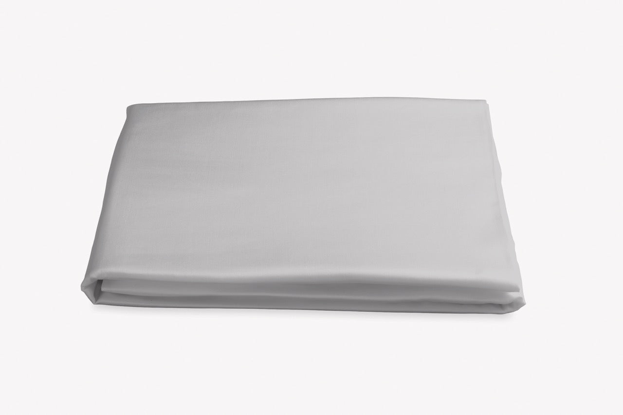 Image of Matouk Nocturne fitted sheet in color silver.