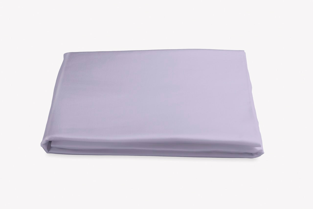 Image of Matouk Nocturne fitted sheet in color violet.