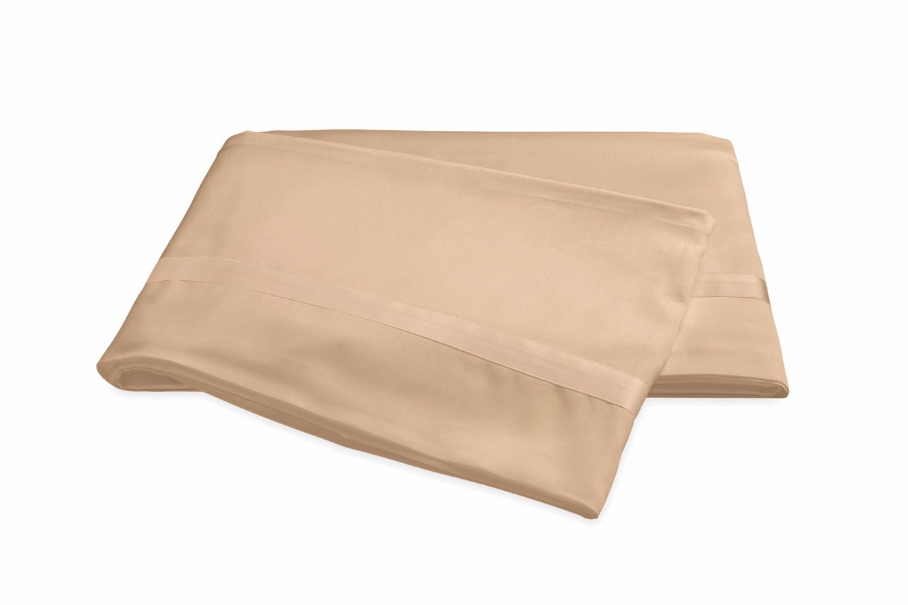 Image of Matouk Nocturne flat sheet in color ambrosia.