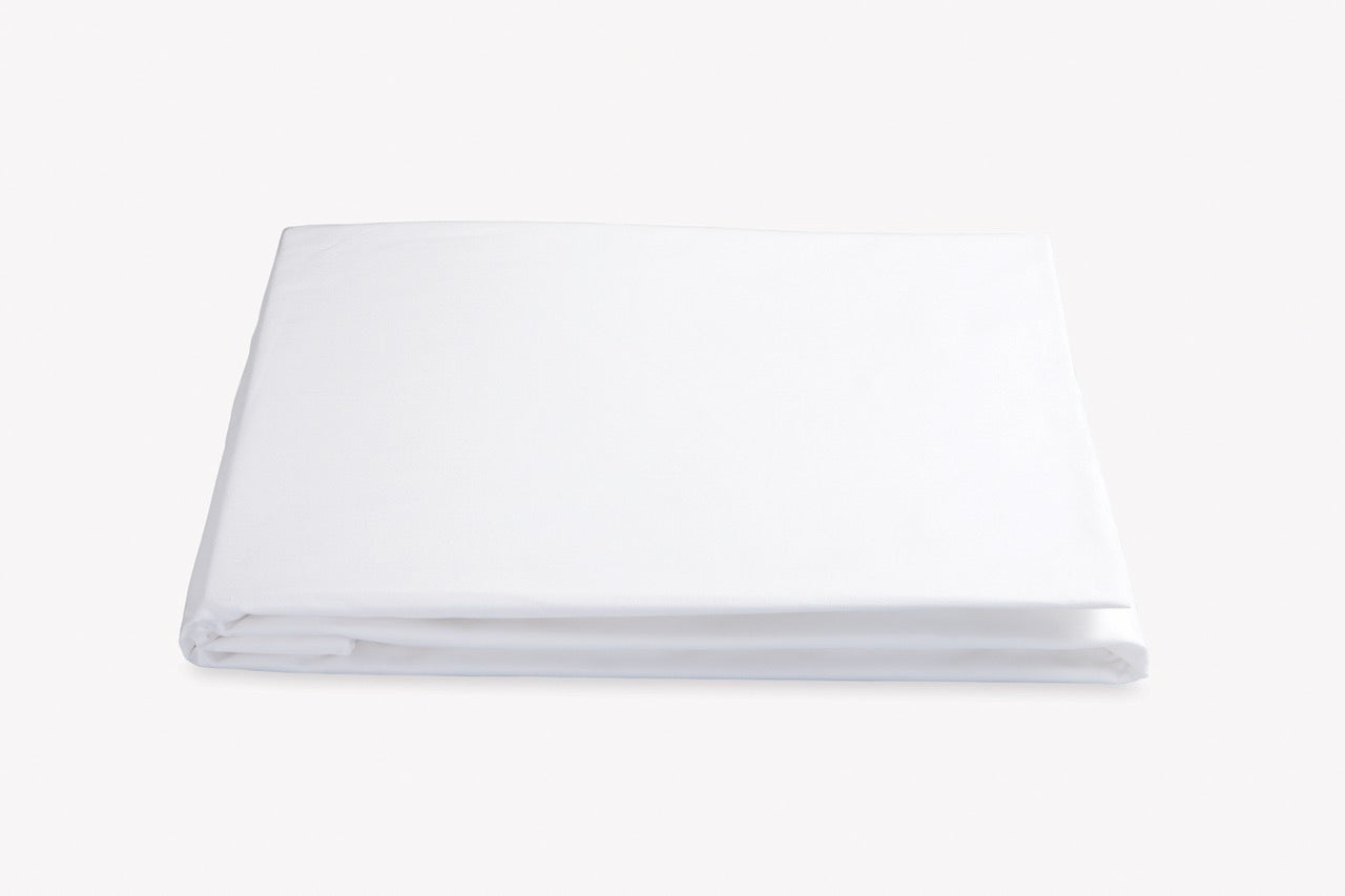 Image of Matouk Sierra fitted sheet in white.