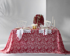 Photo of the Granada Table Linens | Tablecloth ensemble.