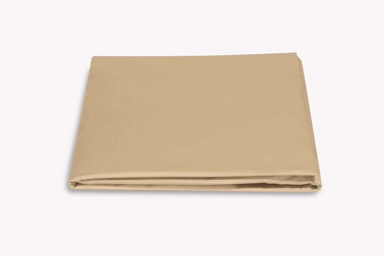 Image of Matouk Talita fitted sheet in color champagne.