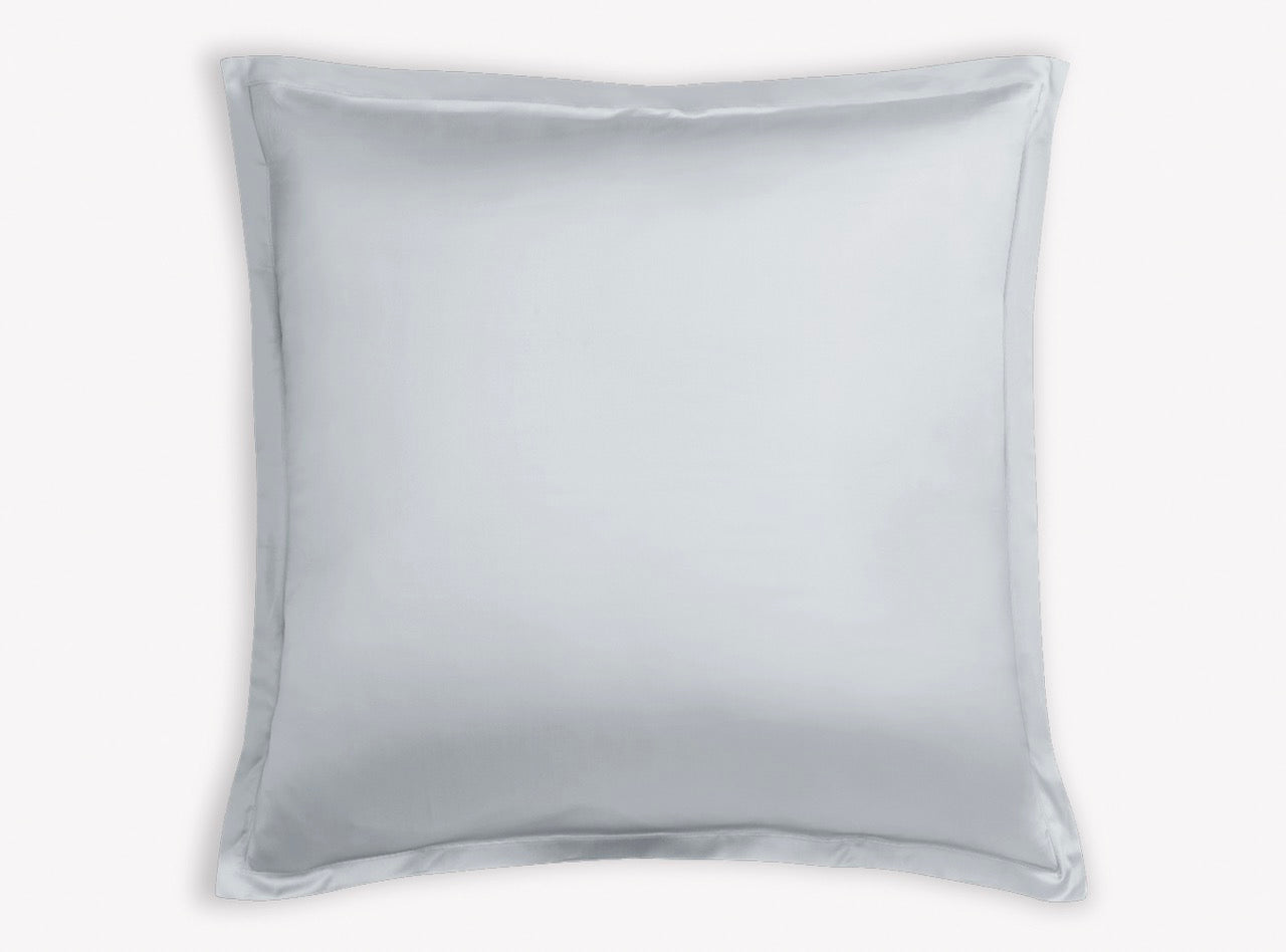 Image of Matouk Talita satin stitch euro sham in color pool.