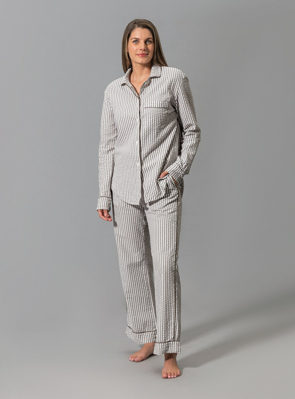 Matteo | Seersucker Pajama Set