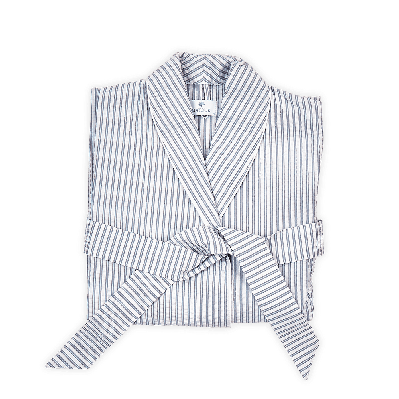 The Matteo Seersucker Robe
